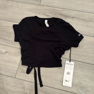 Alo yoga ribbed short sleeve